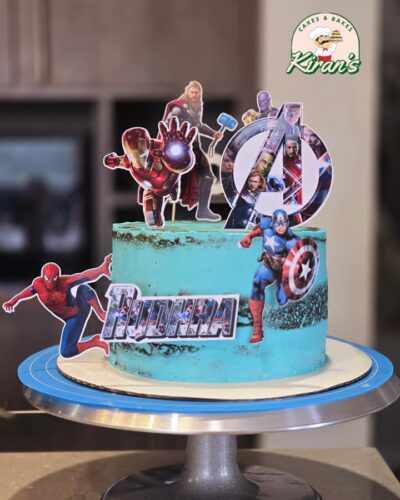 Avenger Cake - Semi naked