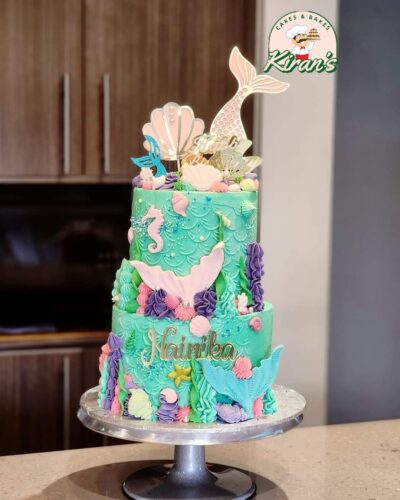 Mermaid-Two Tier Cake-01