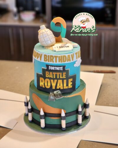 Fortnight-Two Tier Cake
