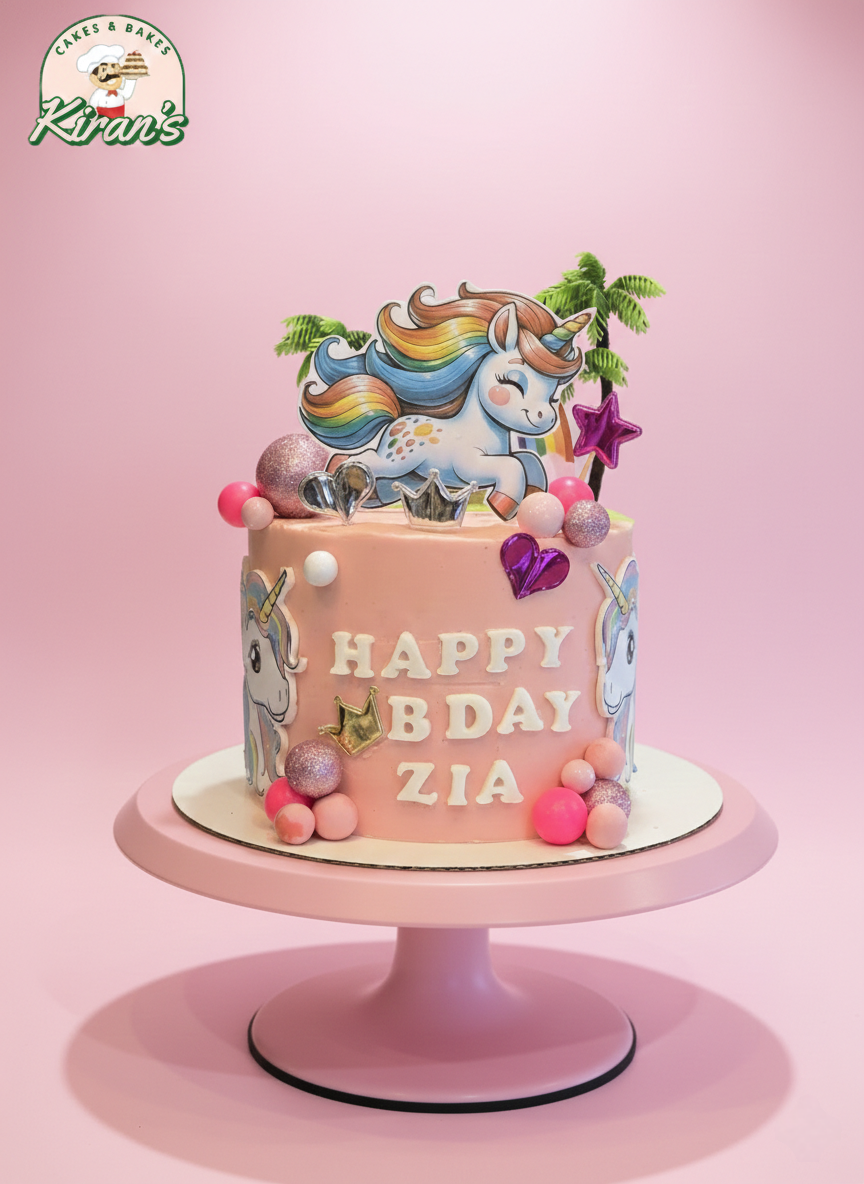 2 in 1 Cake - Dino and Unicorn - Image 2