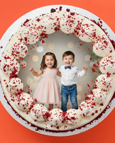 Red Velvet Photo Cake