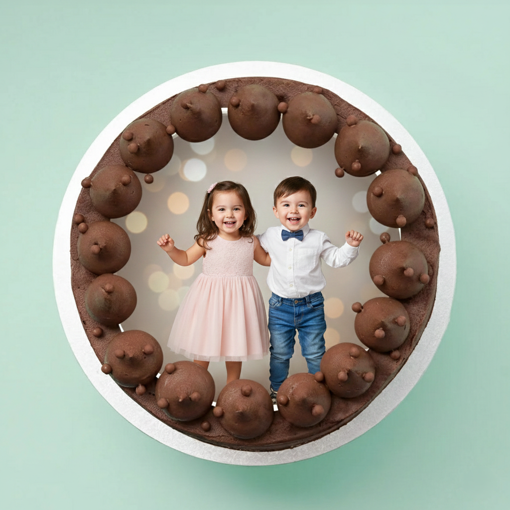 Chocolate Photo Cake