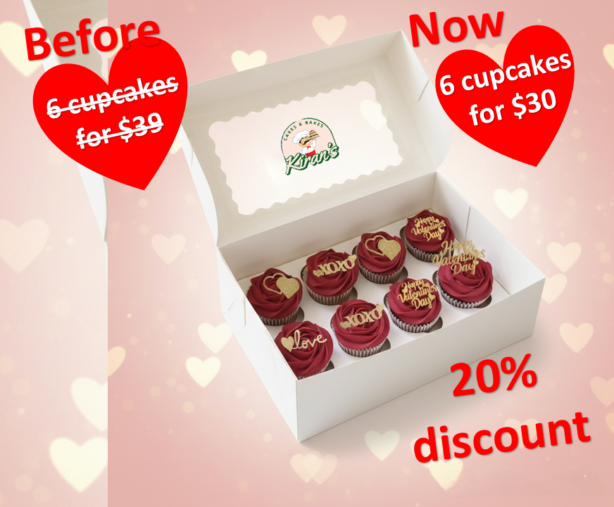 𝗩𝗮𝗹𝗲𝗻𝘁𝗶𝗻𝗲’𝘀 𝗖𝘂𝗽𝗰𝗮𝗸𝗲𝘀 - 20% upfront discount - Image 3